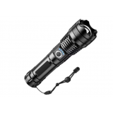 LED žibintuvėlis 9W su akumuliatoriumi IPX8 atsparus drėgmei per micro USB